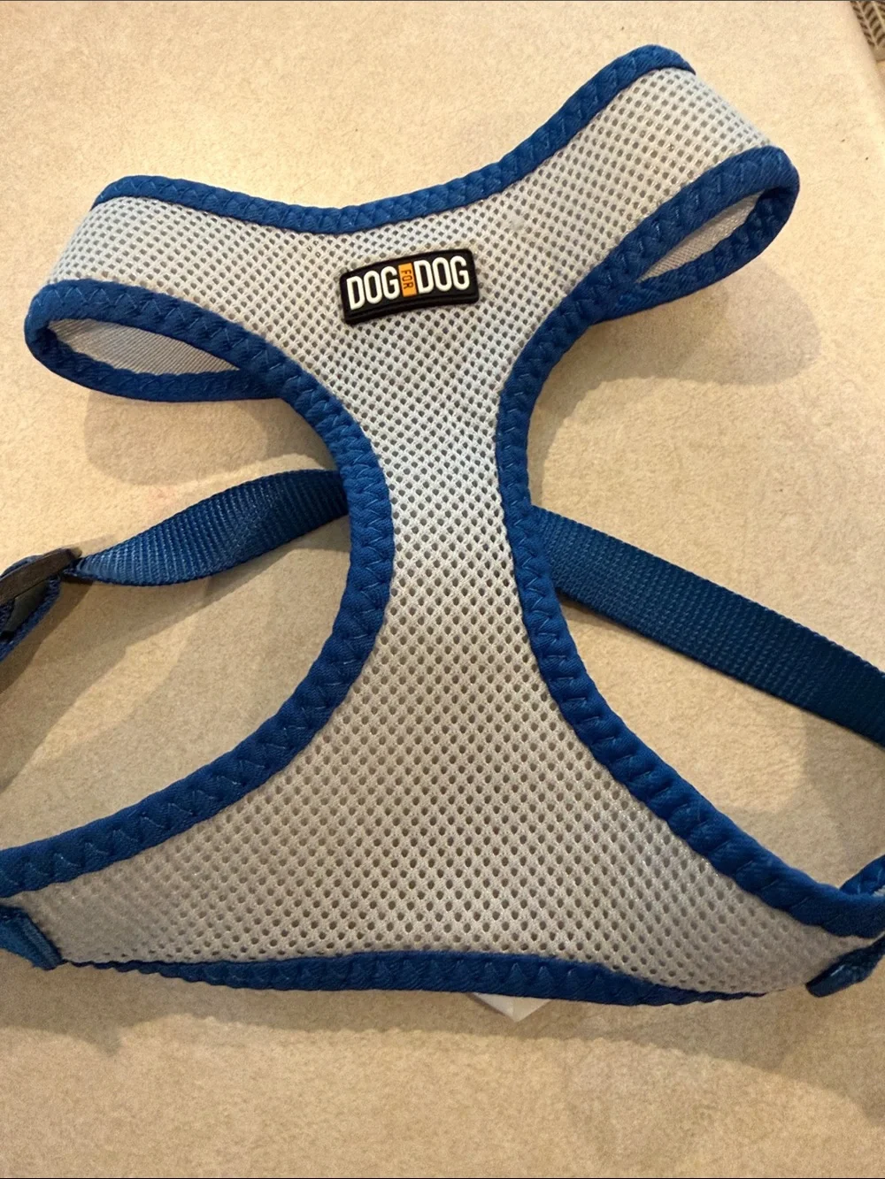 Blue Mesh No-Pull Dog Harness